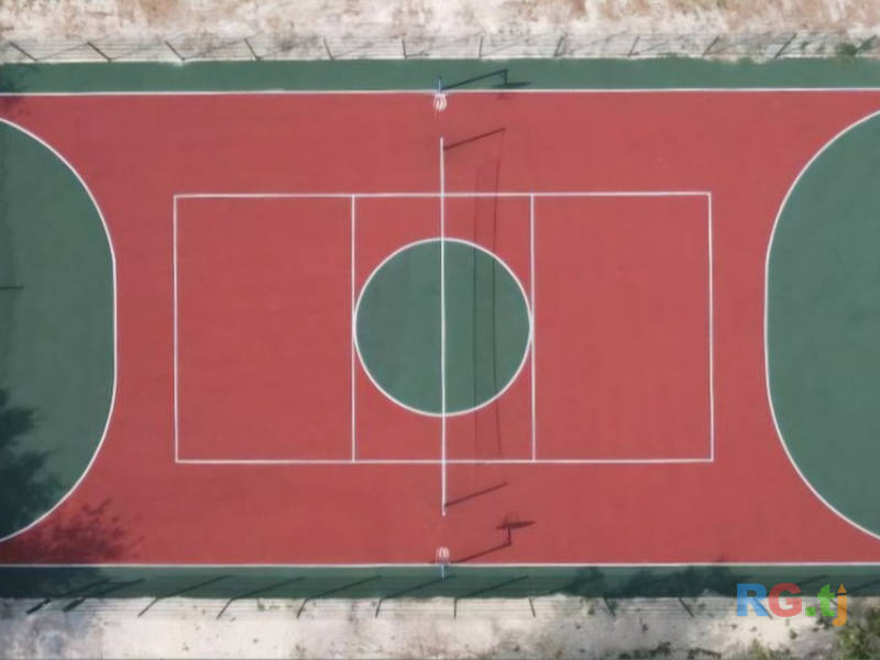 Резиновое покрытие для детских спортивных площадок