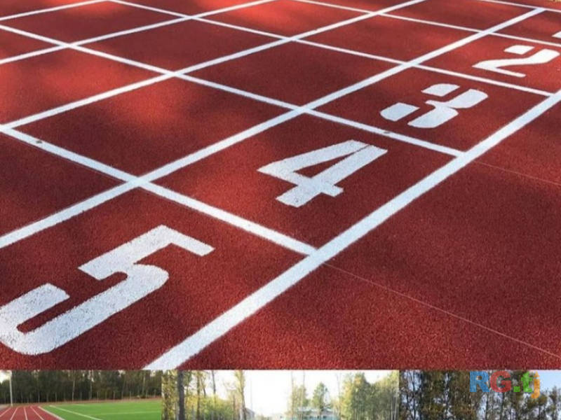 Резиновое покрытие для детских спортивных площадок