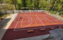 Резиновое покрытие для детских спортивных площадок