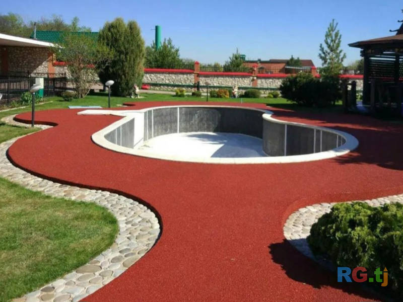 Резиновое покрытие для детских спортивных площадок