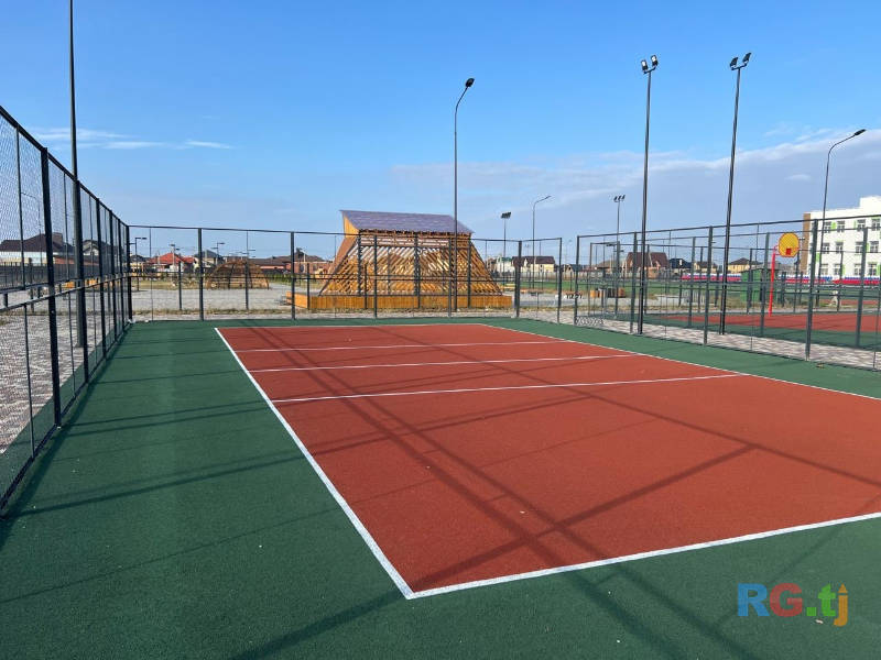 Резиновое покрытие для детских спортивных площадок